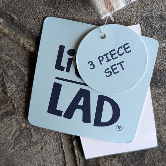 Little Lad Sherpa Collar Puffer Vest Flannel Shirt & Corduroy‎ Pant Set 18 M NWT - Picture 6 of 8